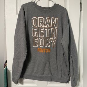 XL Orangetheory Fitness Gray City Crew Neck Long Sleeve